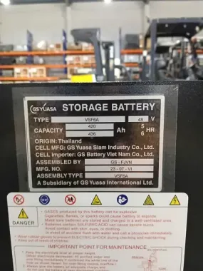Ắc quy GS Yuasa 48V-420AH