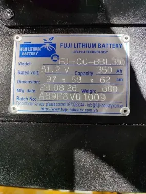 Pin Lithium 51.2V-350AH