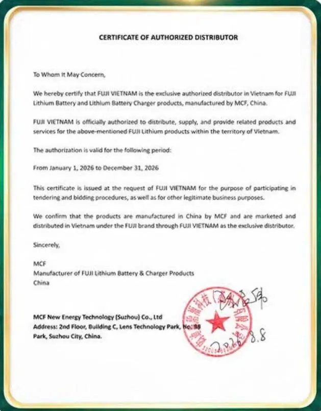 Chứng nhận ủy quyền