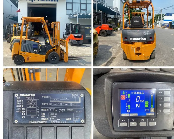 Xe n&acirc;ng 2,5 tấn